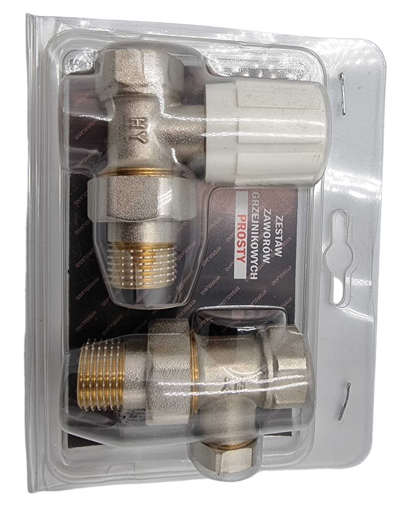 Zestaw zaworów grzejnikowych prostych 1/2"