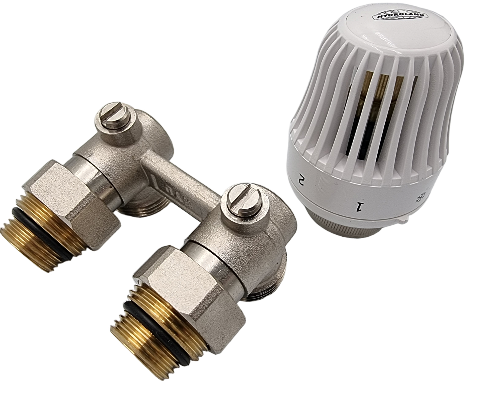 Zestaw przyłącze kątowe z głowicą termostatyczną