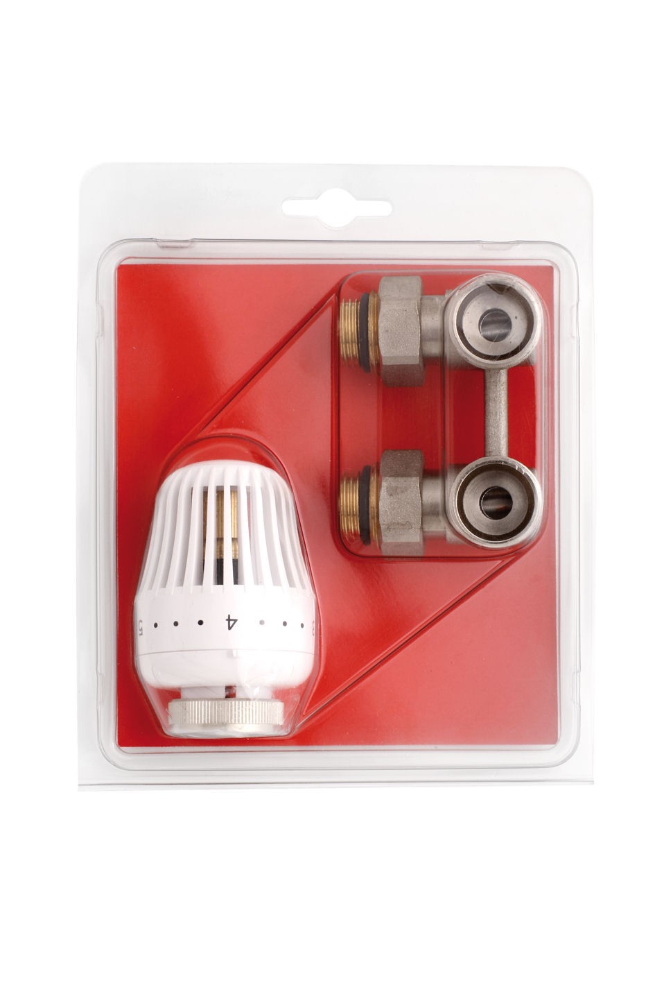 Zestaw przyłącze kątowe z głowicą termostatyczną