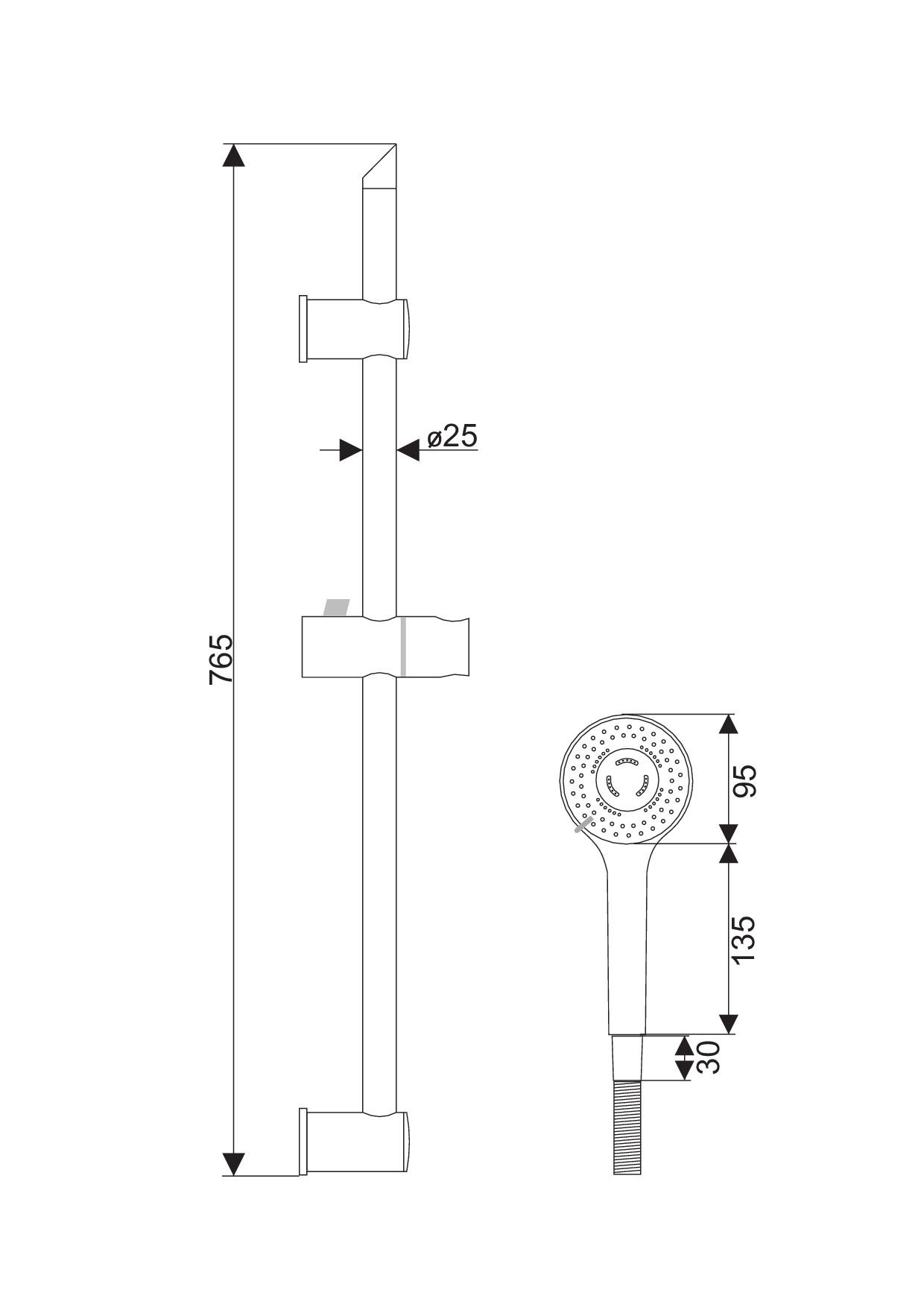 Ritzen zestaw natryskowy
