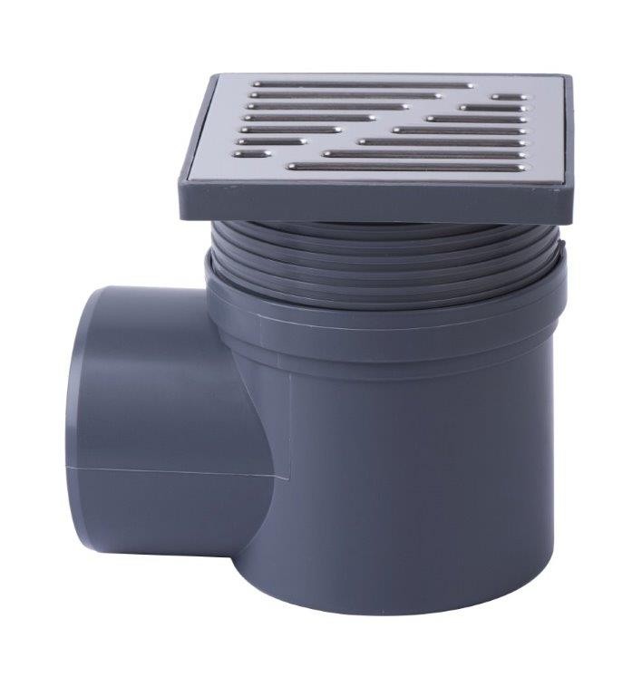 Kratka kanalizacyjna regulowana, ruszt nierdzewny