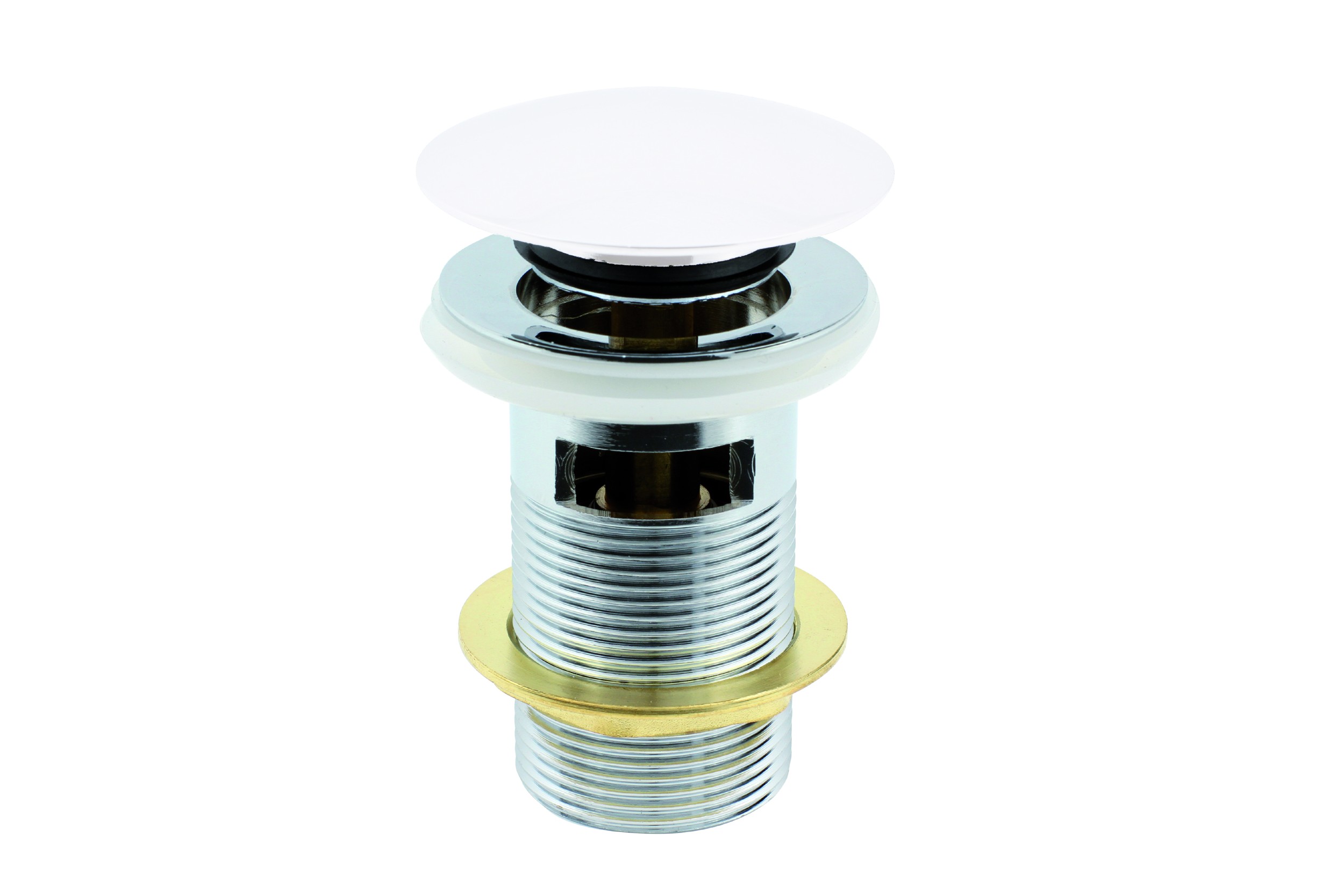 Korek spustowy klik-klak 5/4 duży z przelewem ceramiczny