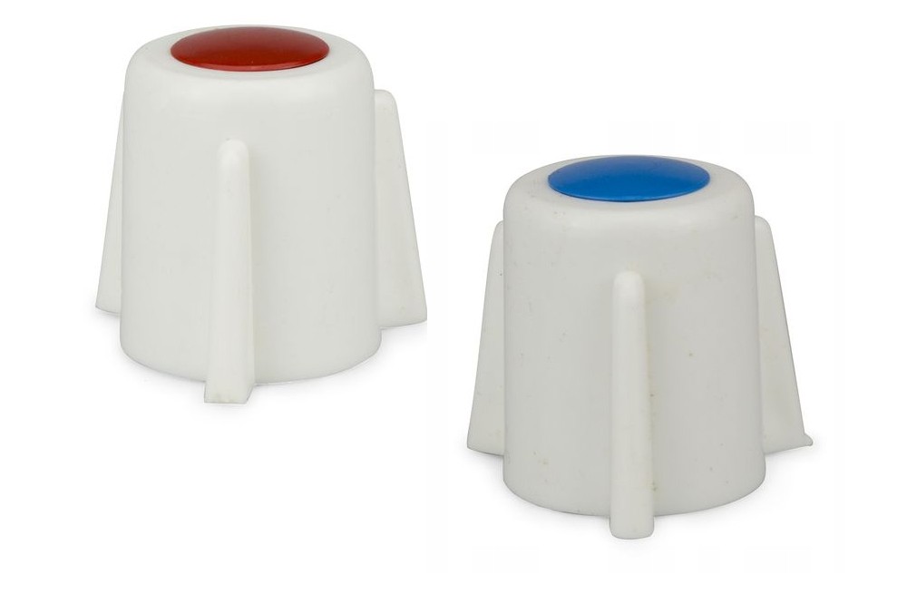 Pokrętło 3/8 białe