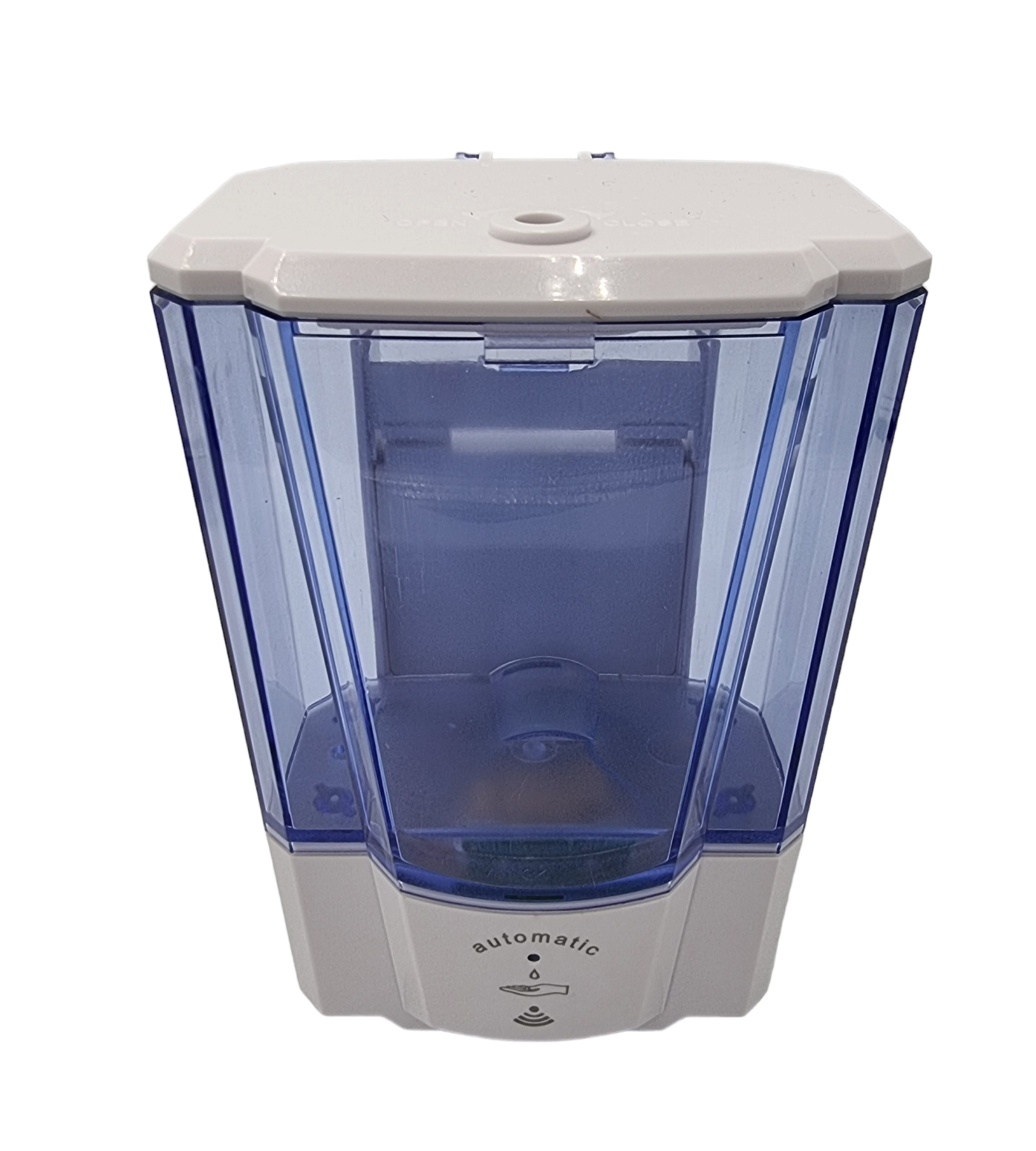 Dozownik do mydła bezdotykowy 660 ml naścienny biały