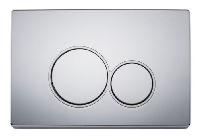 Przycisk spłukujący H2 chrom