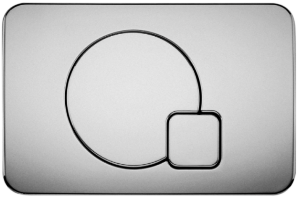 Przycisk spłukujący H5 satyna