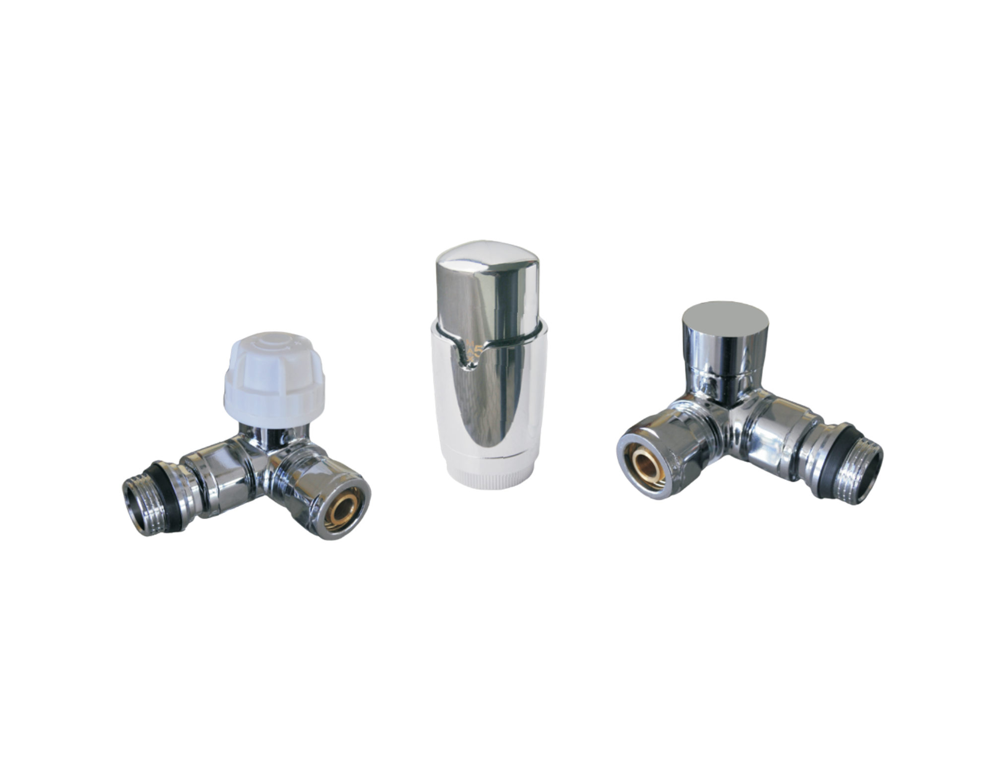 Zestaw termostatyczny zespolony środkowy kątowy