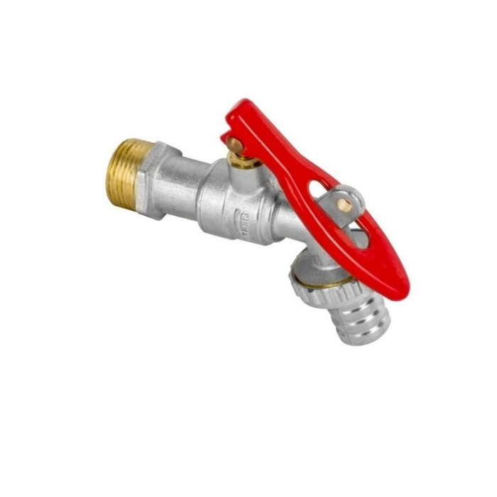 Zawór kulowy wodny czerpalny z dławikiem na kłódkę