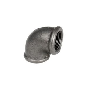 Kolano czarne  90⁰ nakrętno - nakrętne
