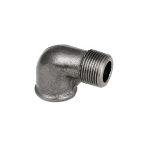 Kolano czarne  90⁰ nakrętno - wkrętne