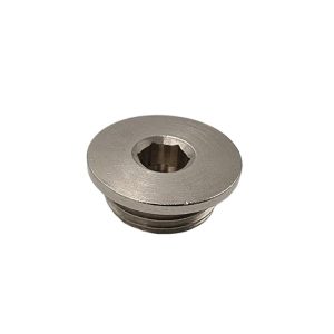 Korek 1/2" chrom z nakładką plastikową