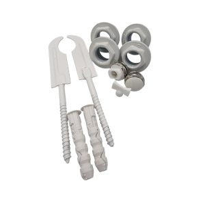 Zestaw korków grzejnikowych z wieszakami "szabelka"