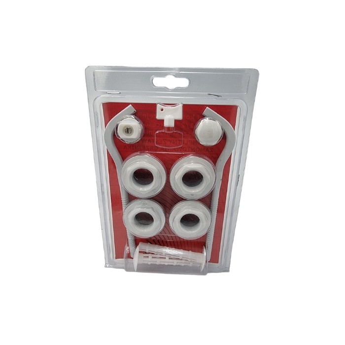 Zestaw korków grzejnikowych z wieszakami "kutymi"