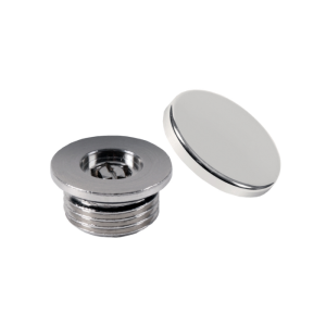 Odpowietrznik 1/2" z nakładką plast-chrom