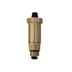 Odpowietrznik automatyczny z zaworem stopowym mosiądz