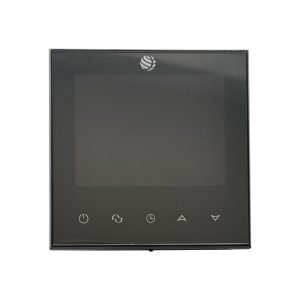Tygodniowy przewodowy regulator temperatury dotykowy Wi-Fi czarny