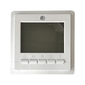 Tygodniowy przewodowy regulator temperatury biały