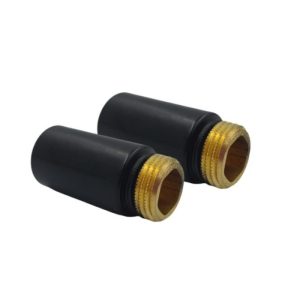 Przedłużka 1/2" czarna, komplet (2 szt)