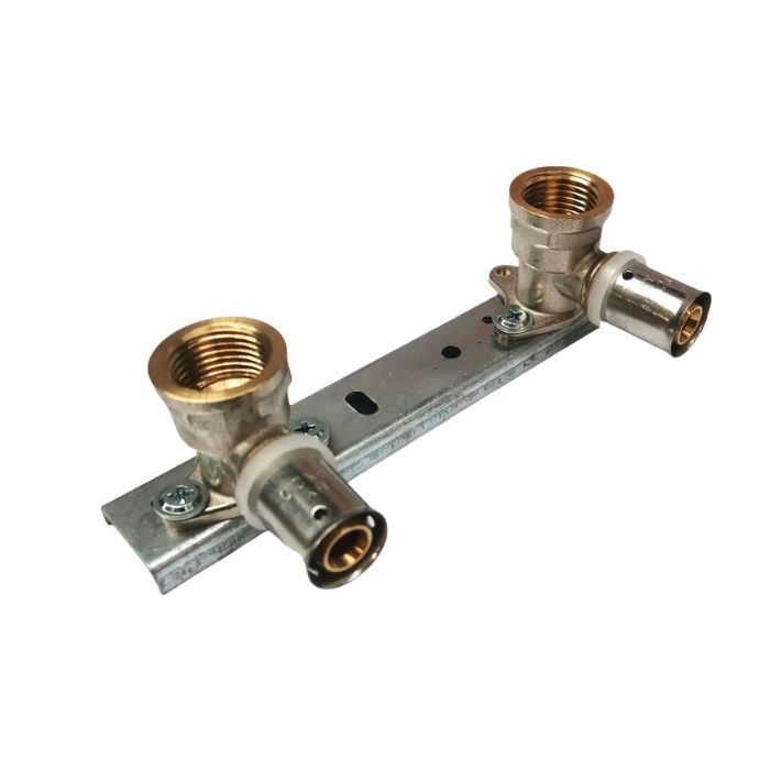 Listwa z kolanami zaciskowymi GW 1/2 X 16 PEX