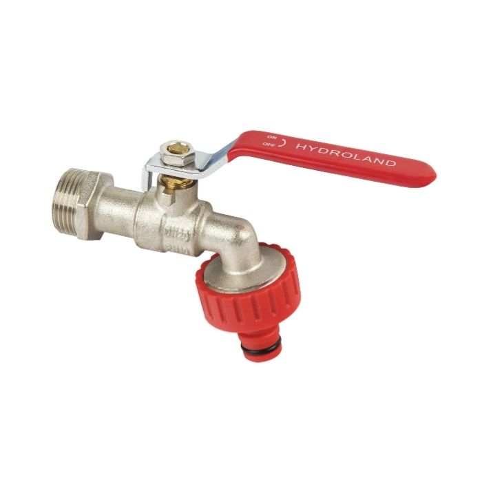 Zawór kulowy wodny czerpalny z dławikiem i szybkozłączką