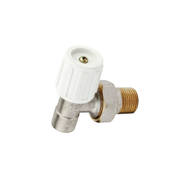 Zawór grzejnikowy do wlutowania kątowy 15x1/2"