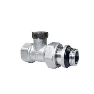 Zawór grzejnikowy odcinający prosty z dodatkowym uszczelnieniem 1/2"