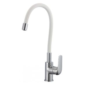 EMMA FLEX bateria zlewozmywakowa stojąca z białą wylewką