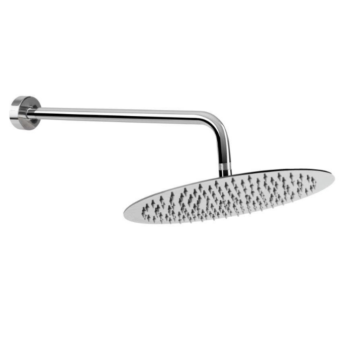 Ramię natryskowe z mocowaniem ściennym okrągłe 1/2"