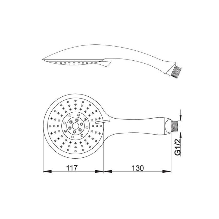 CARLA rączka natryskowa