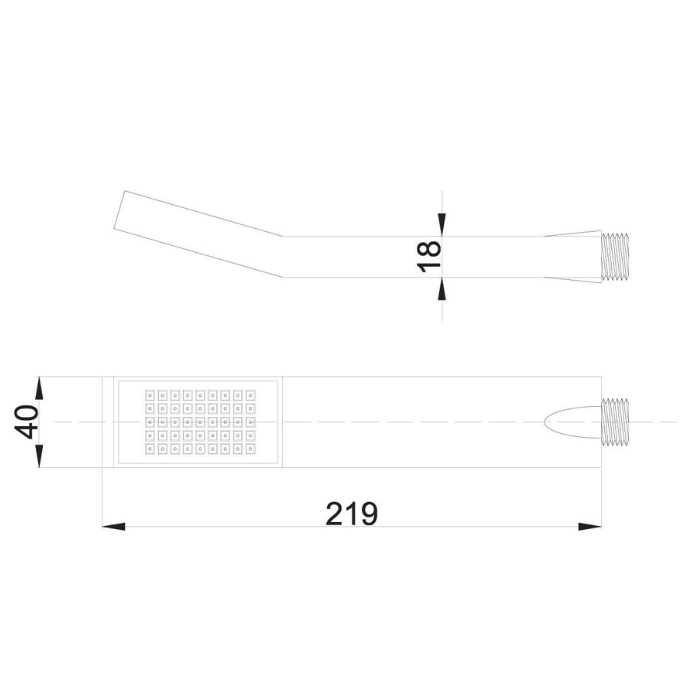 CARO rączka natryskowa