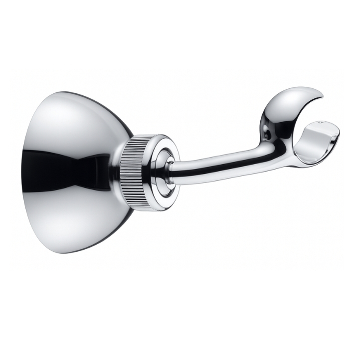 Metalowy uchwyt natrysku punktowy przegubowy z okrągłą rozetą