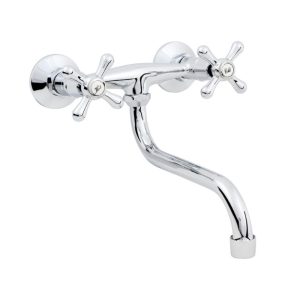 Retro bateria zlewozmywakowa ścienna