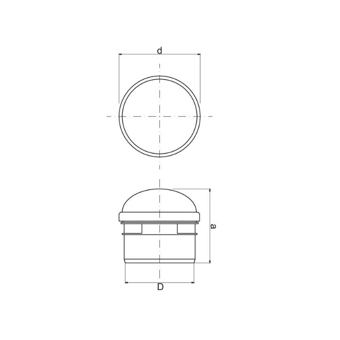 Napowietrzacz membranowy Ø 110