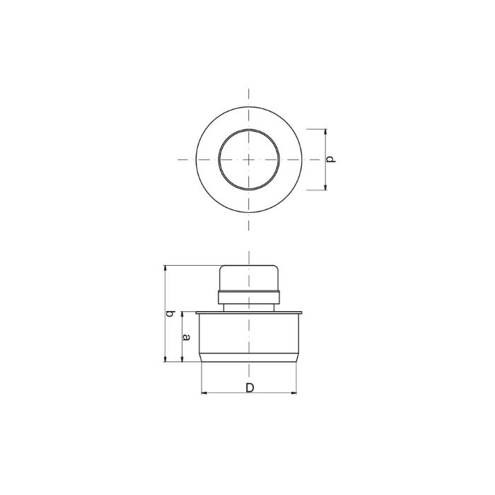 Napowietrzacz kanalizacyjny Ø 75