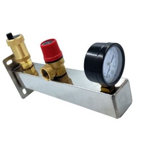 Grupa bezpieczeństwa nierdzewna do C.O. 3 bar