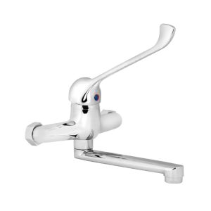 Bateria Atut umywalkowa ścienna z uchwytem łokciowym