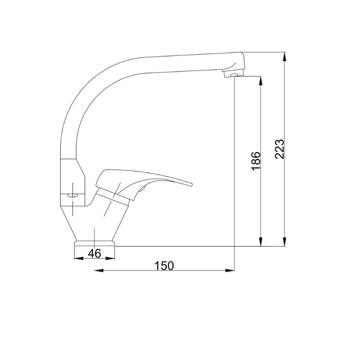 Atut bateria zlewozmywakowa stojąca skośna „L”