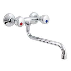 STANDARD bateria zlewozmywakowa ścienna z wylewką S 3/4" 250 mm