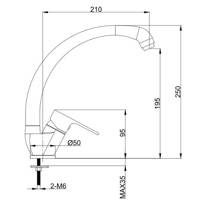 Nero bateria zlewozmywakowa stojąca skośna