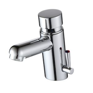 Bateria czasowa umywalkowa stojąca DUO, ciepła-zimna woda